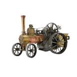 A well engineered 1 1/2 inch scale model of a Burrell agricultural traction engine