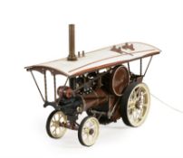 A model of a Maxwell Hemmens 1 inch scale live steam showman's tractor