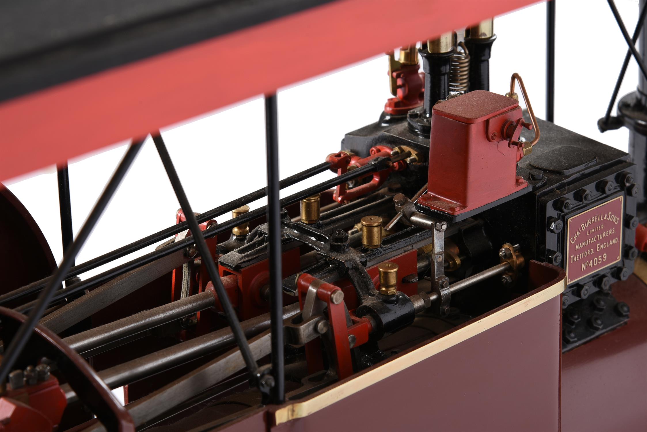 An exhibition standard 2 inch scale model of a Burrell 8ton Road Roller - Image 6 of 6