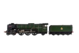 A well engineered 3 1/2 inch gauge model of a 4-6-2 tender locomotive No 60113 'Hielan Lassie'