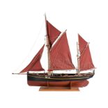 A fine exhibition standard model of the Brixham trawler 'Valerian (Holly)'