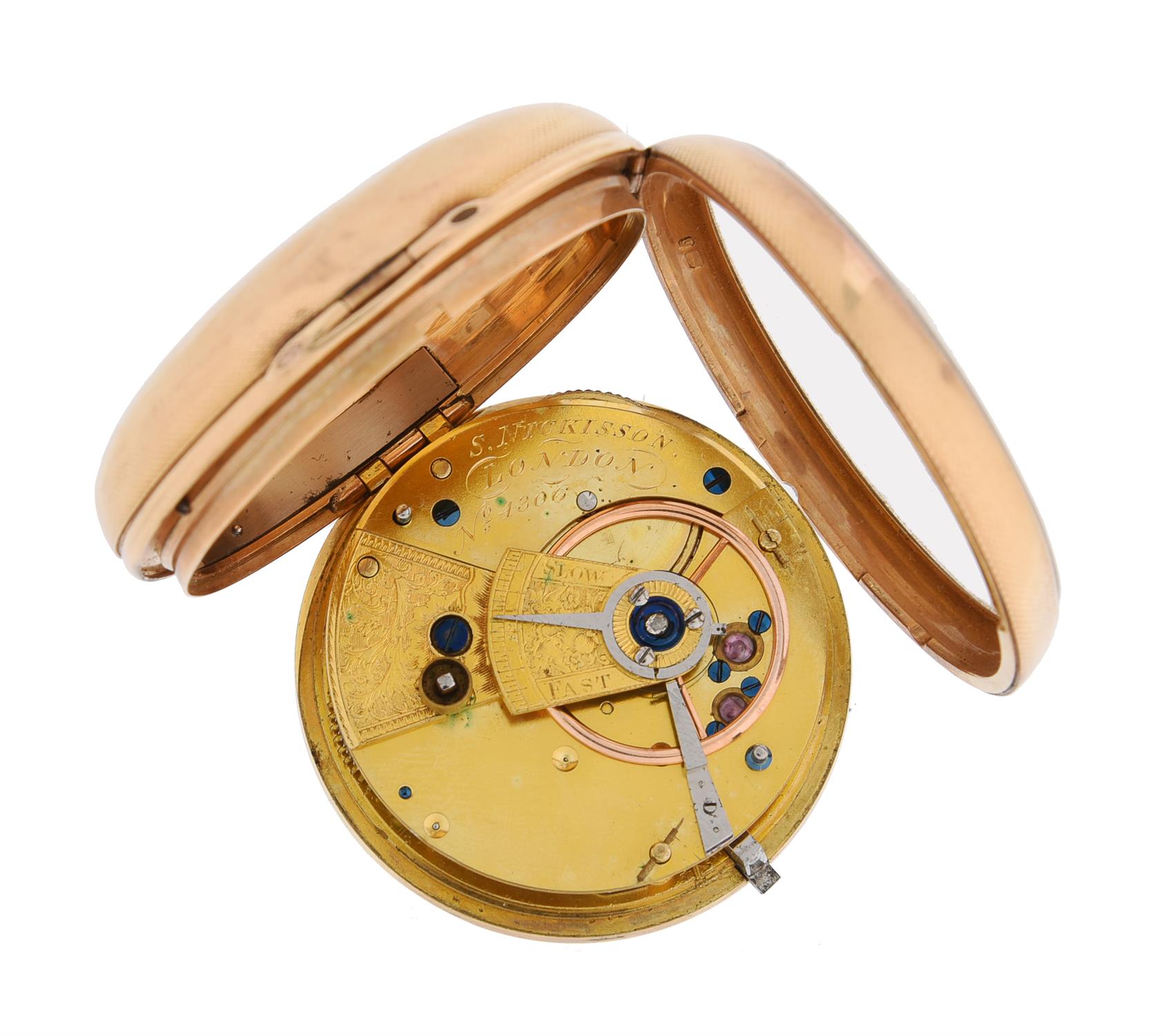 A Regency 18ct gold open-faced lever pocket watch - Image 2 of 3