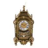 Y A French Louis XIV gilt brass mounted Boulle bracket clock