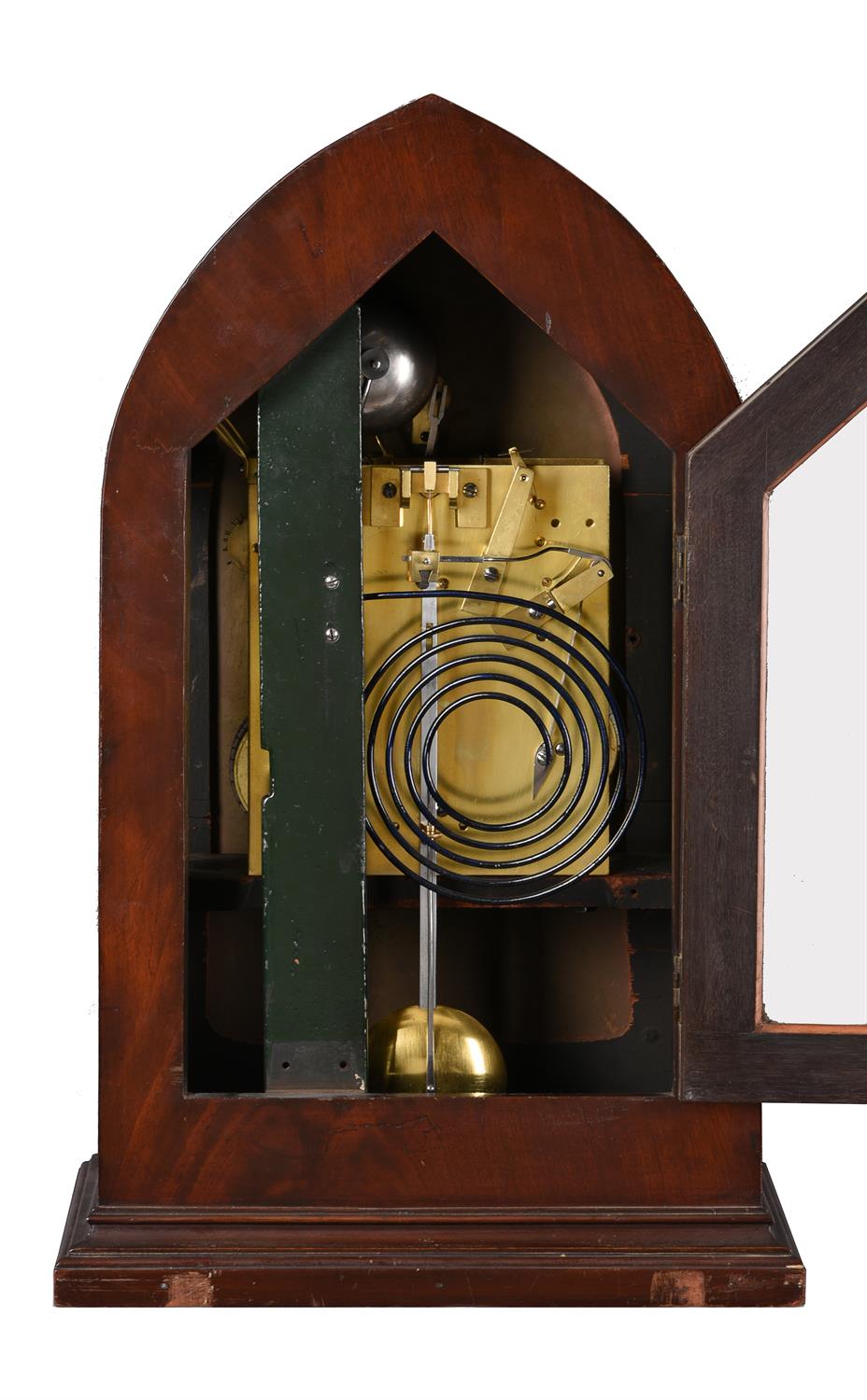 A Victorian mahogany quarter-chiming bracket clock - Image 2 of 2