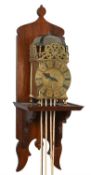 A George III brass lantern clock
