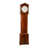 A Victorian figured mahogany eight-day precision longcase clock