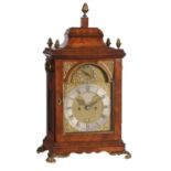 A George III mahogany table clock