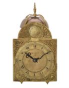 A George III brass lantern clock made for the Middle Eastern market