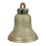 An Irish cast brass bell