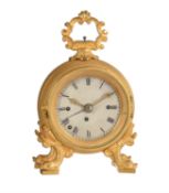 An Austrian ormolu cased grande-sonnerie striking 'Pendule d'Officier' with alarm