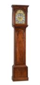 A George I walnut eight-day longcase clock