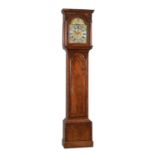 A George I walnut eight-day longcase clock