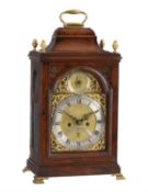 A George III mahogany table clock, Stephen Hale