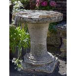 A French carved limestone garden table