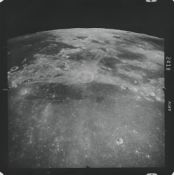 Fairchild metric camera photograph of the lunar horizon, Apollo 17, December 1972