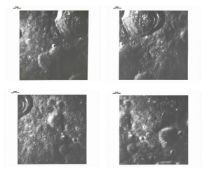 Lunar surface views: Crater Pasteur [four sequential photographs], Apollo 14, February 1971