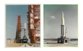 Apollo Saturn test flights: SA-4, SA-8 & SA-500F on the pad, mission control, Apr 1962-Jul 1966