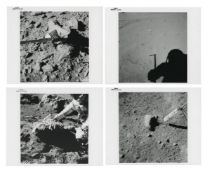 Close-ups documenting geological investigations at station 9A, Apollo 15, July-August 1971, EVA 3