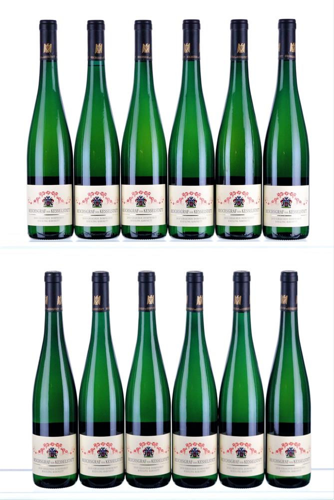 ß 2010 Graacher Domprobst Riesling Kabinett, Kesselstatt - (Lying under Bond)