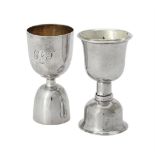 A William IV Irish silver travelling communion cup by Henry Flavelle