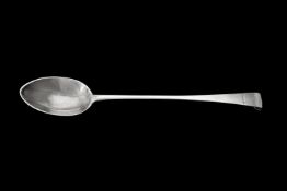 A George III Irish silver lipped Old English pattern serving spoon by John Dalrymple