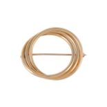 A hooped brooch by Tiffany & Co.