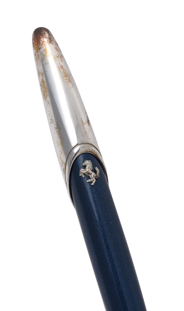 Montegrappa for Ferrari, a limited edition silver coloured and blue lacquer roller ball pen - Image 2 of 2