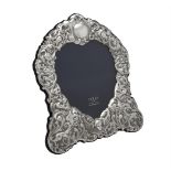 A silver mounted shaped photo frame by Carr's of Sheffield Ltd.