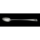 A Victorian long handled Old English pattern basting spoon by George Adams