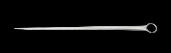 A George III silver meat skewer by George Smith (III) & William Fearn