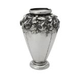 A Portuguese silver vase