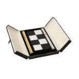 A silver limited edition chess set by Cyril Endfield
