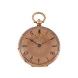Mourray, Geneve, Gold coloured open face pocket watch