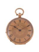 Mourray, Geneve, Gold coloured open face pocket watch