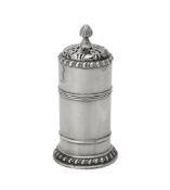 A Victorian silver cylindrical castor by Martin Hall & Co.