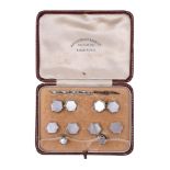 Y A 1930s mother of pearl dress set