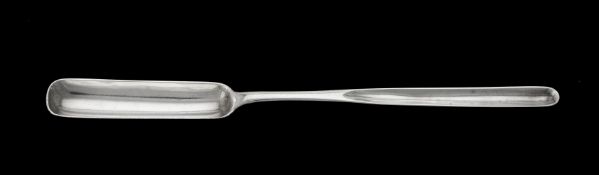 A George III silver marrow scoop by Alice & George Burrows II