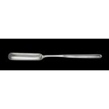 A George III silver marrow scoop by Alice & George Burrows II