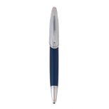 Montegrappa for Ferrari, a limited edition silver coloured and blue lacquer roller ball pen