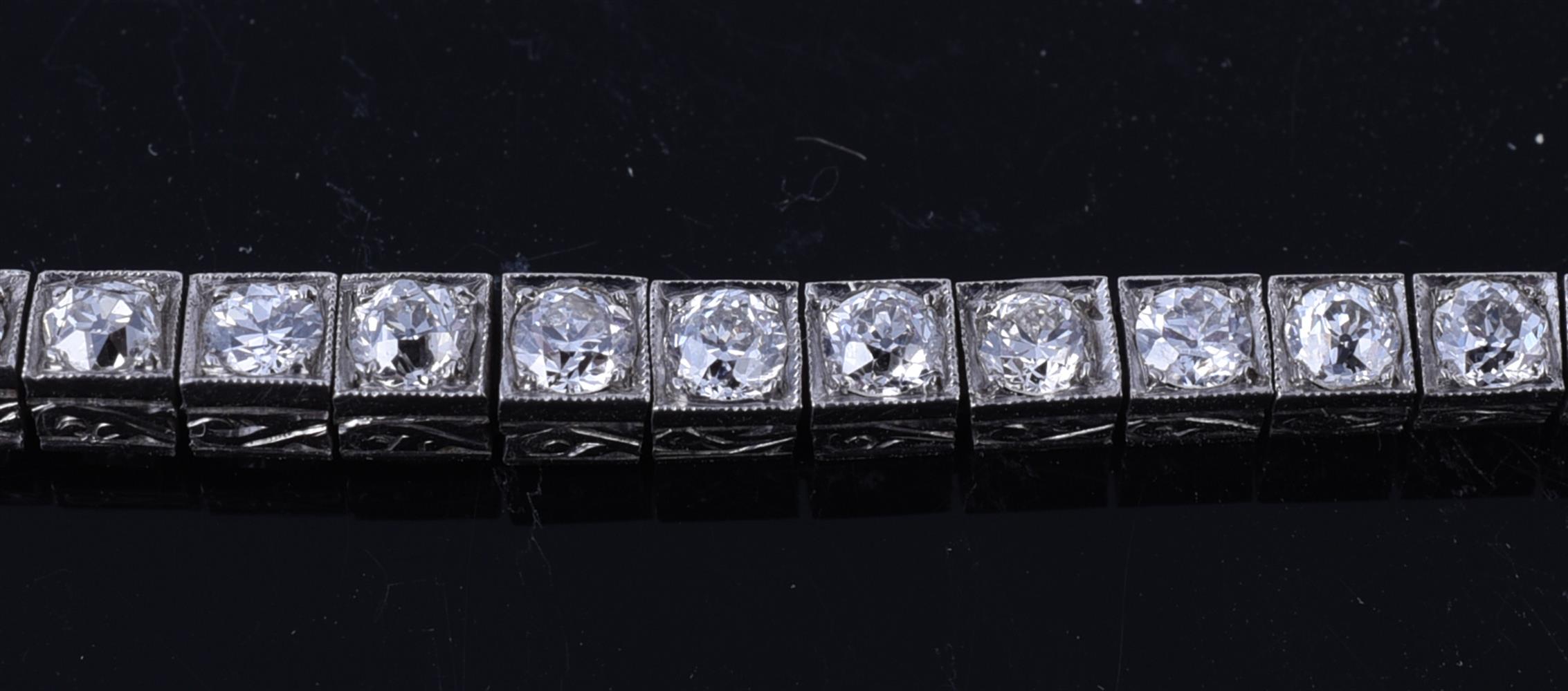 A 1920s and later diamond bracelet - Image 2 of 2
