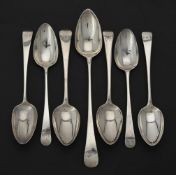 An old English pattern serving spoon by Peter, Ann & William Bateman