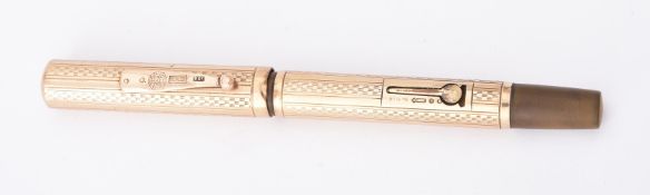 Waterman's Ideal, a 9 carat gold fountain pen