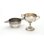 A late Victorian silver twin handled bowl by Pairpoint Brothers