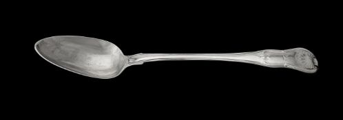 A George III King's pattern gravy spoon by William Elliot