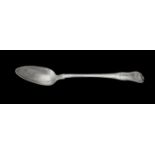 A George III King's pattern gravy spoon by William Elliot