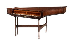 Y An English bentside spinet