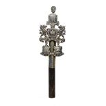 A Victorian City of London ceremonial dated tipstaff