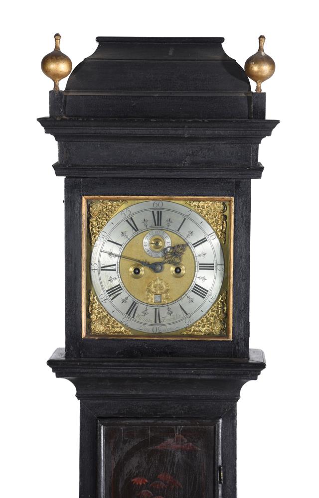 A japanned longcase clock - Image 2 of 2