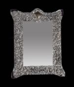 A late Victorian silver mounted dressing mirror William Comyns & Sons