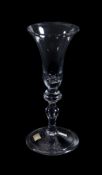 A balustroid wine glass